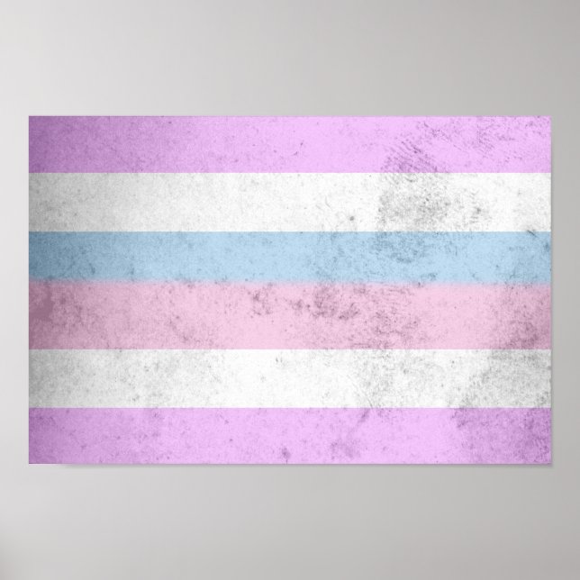 Intersex stolthetsflagga poster (Framsidan)