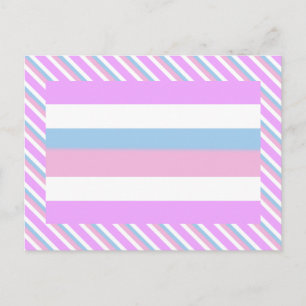 Intersex stolthetsflagga vykort