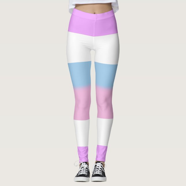 Intersex stolthetsränder leggings (Framsida)
