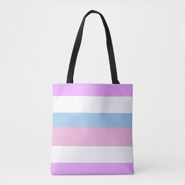 Intersex stolthetsränder tygkasse (Framsida)