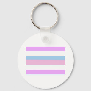 Intersexed prideflagga nyckelring