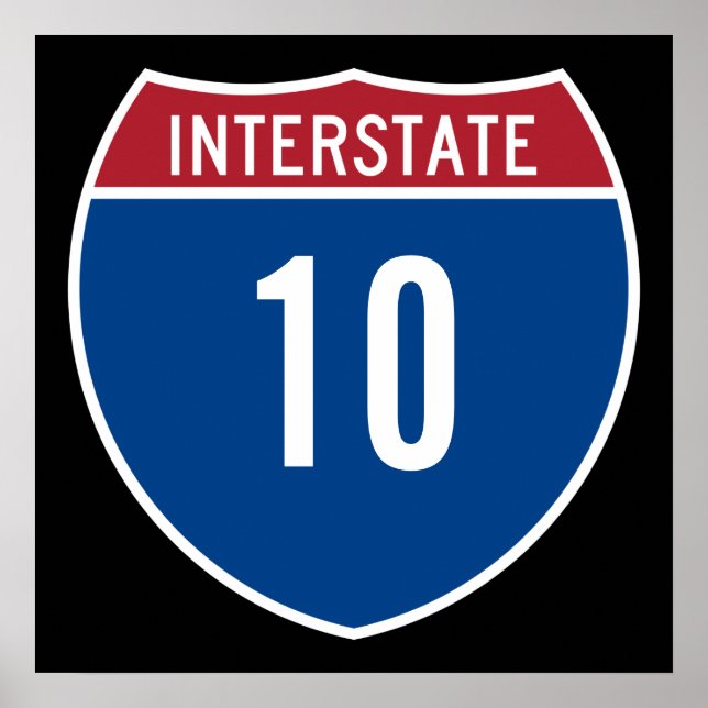 Interstate 10 poster (Framsidan)