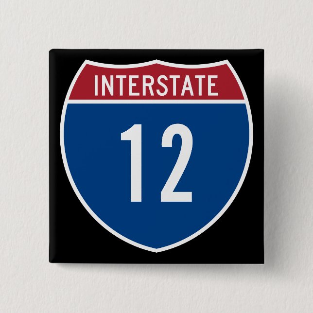Interstate 12 knapp (Framsida)