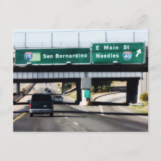 Interstate 15, Kalifornien Vykort