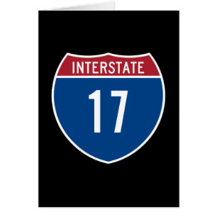Interstate 17 hälsningskort