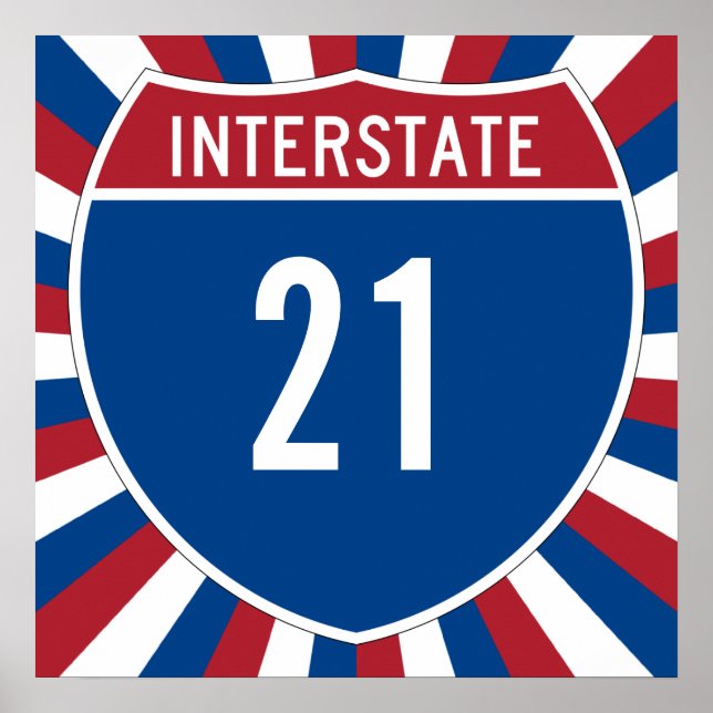  Interstate 21 Poster (Framsidan)