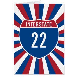 Interstate 22 Hälsningskort