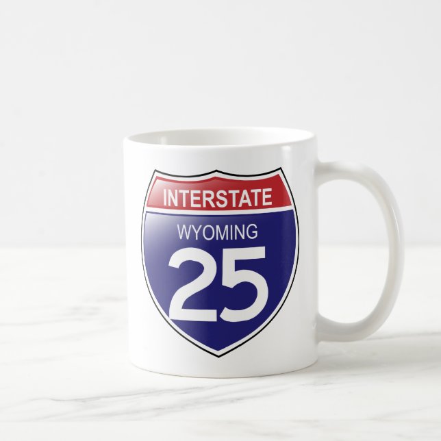 Interstate 25 i Wyoming Mugg (Höger)