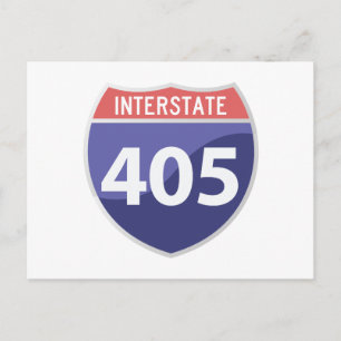 Interstate 405 (I-405) Calif. Highway Resa Vykort