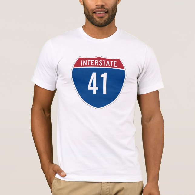Interstate 41 T-Shirt (Framsida)