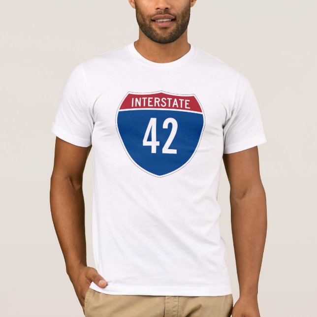 Interstate 42 T-Shirt (Framsida)