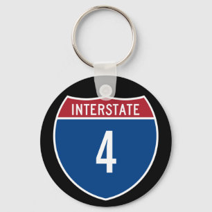 Interstate 4 nyckelring