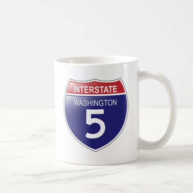 Interstate 5 i Washington Mugg (Höger)