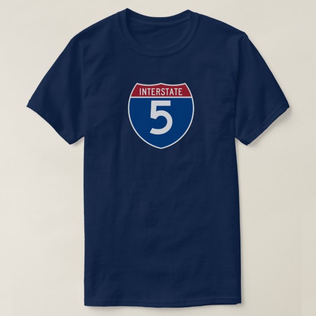 INTERSTATE 5 T-Shirt (Design framsida)