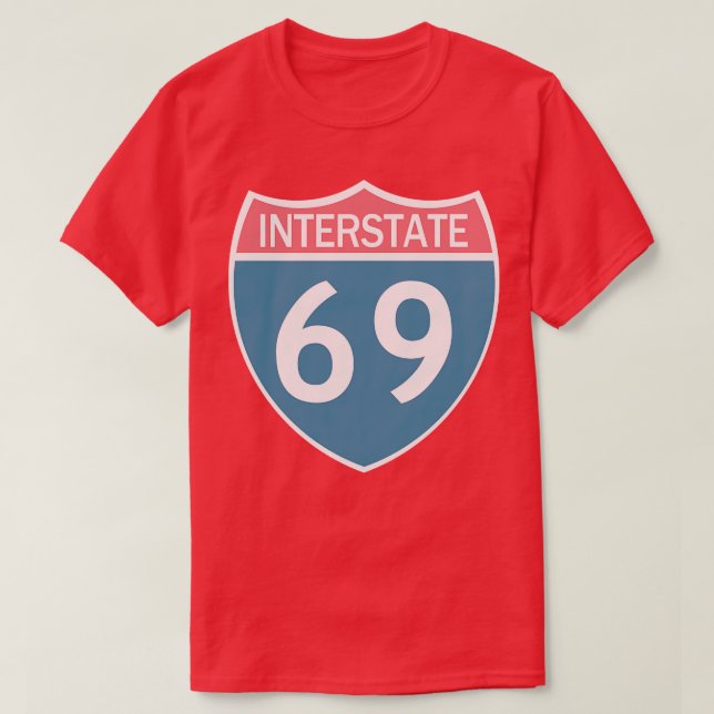 Interstate 69 t shirt (Design framsida)
