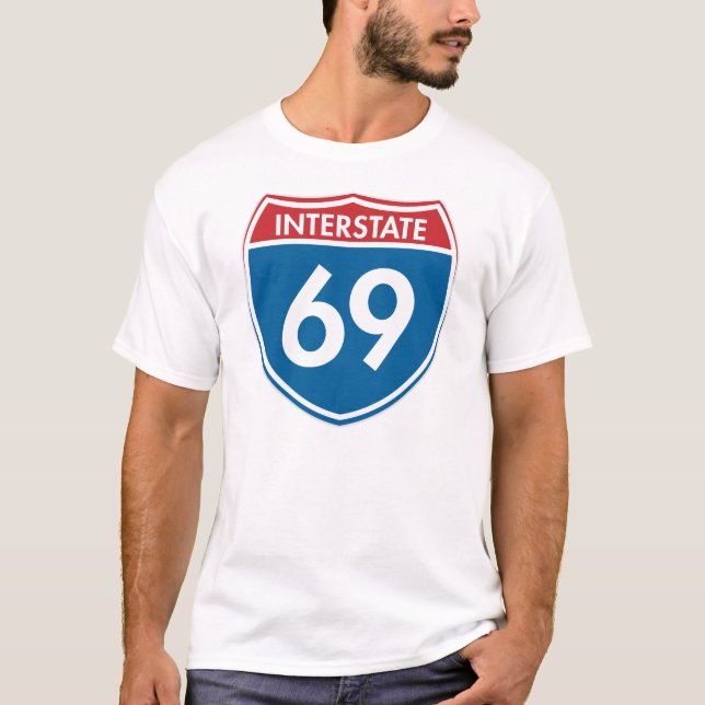 Interstate 69 t shirt (Framsida)
