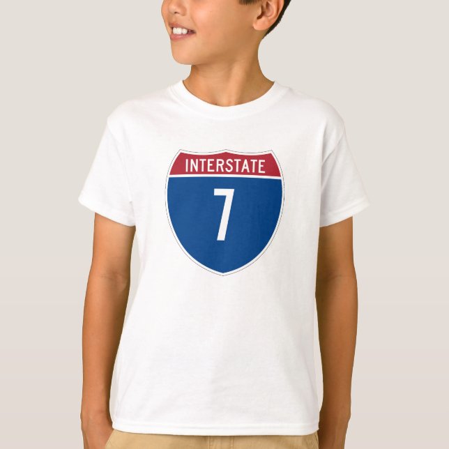 Interstate 7 T-Shirt (Framsida)