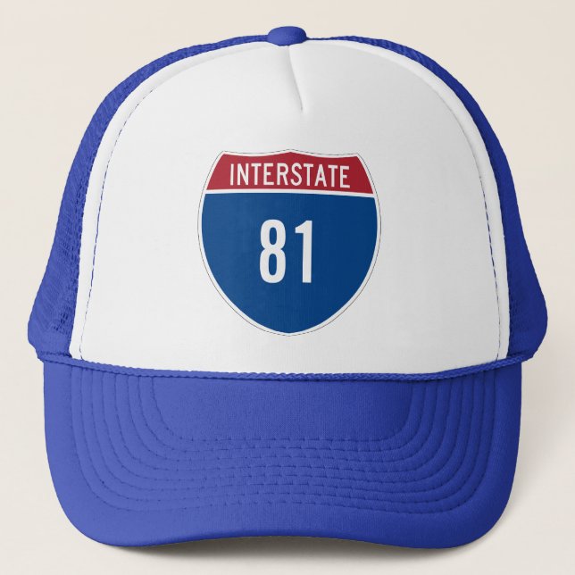 Interstate 81 Hat Truckerkeps (Framsida)