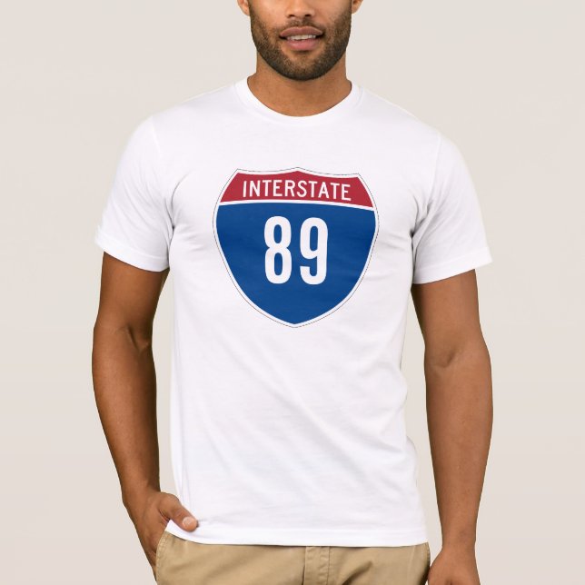 Interstate 89 T-Shirt (Framsida)