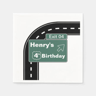 Interstate Birthday Napkins Pappersservett