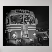 Interstate Buss Travel in America 1943