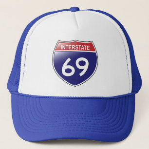 Interstate hatt 69 truckerkeps
