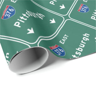 Interstate huvudväg för Pittsburgh Pennsylvania Presentpapper
