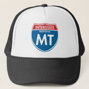 Interstate Montana MT Truckerkeps