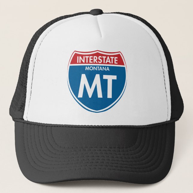 Interstate Montana MT Truckerkeps (Framsida)
