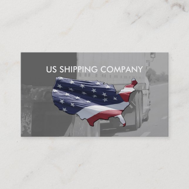 Interstate sändningsvisitkortar visitkort (Framsida)