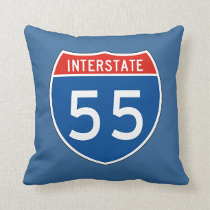 Interstate underteckna 55 kudde