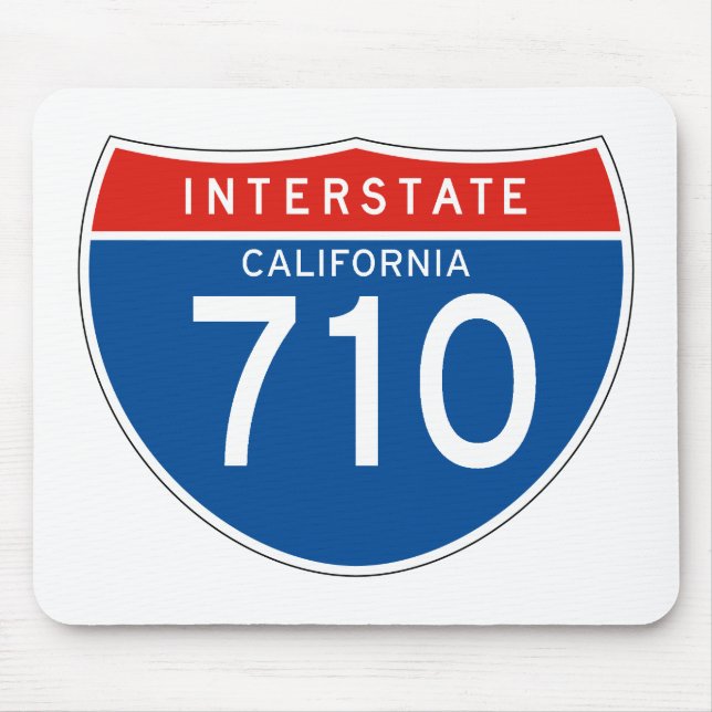 Interstate underteckna 710 - Kalifornien Musmatta (Framsidan)