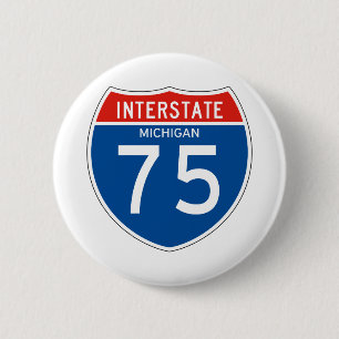 Interstate underteckna 75 - Michigan Knapp