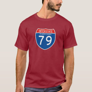 Interstate underteckna 79 - Pennsylvania T-shirt