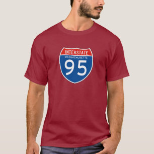 Interstate underteckna 95 - Massachusetts Tee