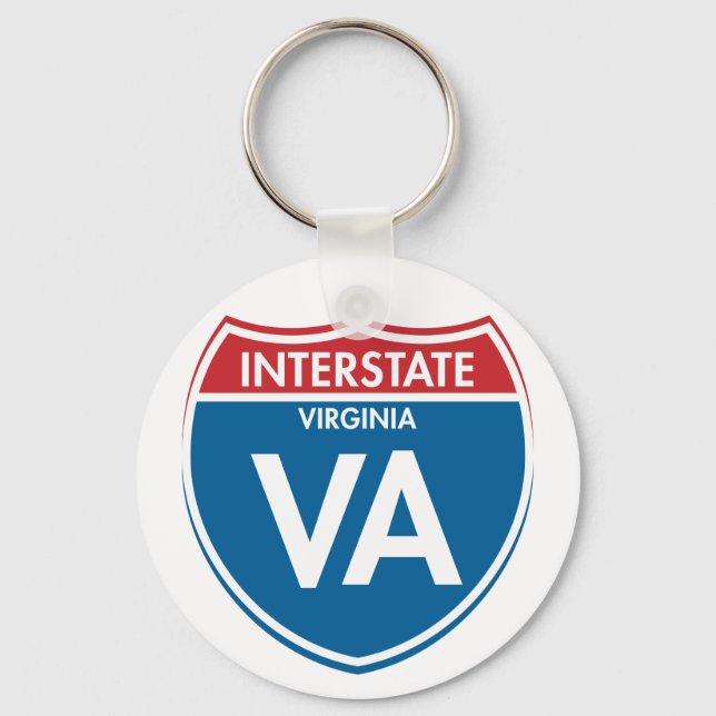 Interstate Virginia VA Nyckelring (Framsida)