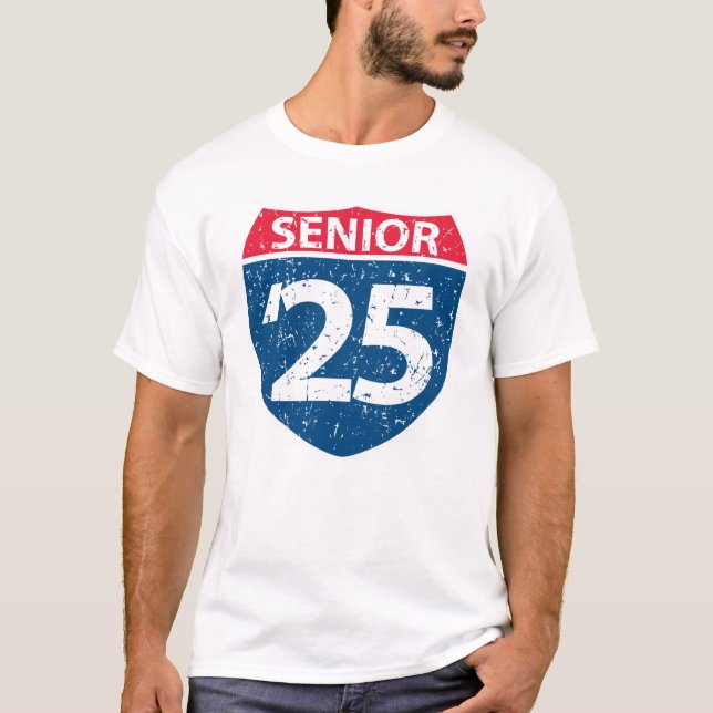 Interstatlig överordnad 25 T-Shirt (Framsida)