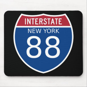 Interstatstecken för New York Musmatta