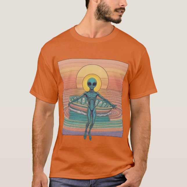 Interstellär ankomst t shirt (Framsida)