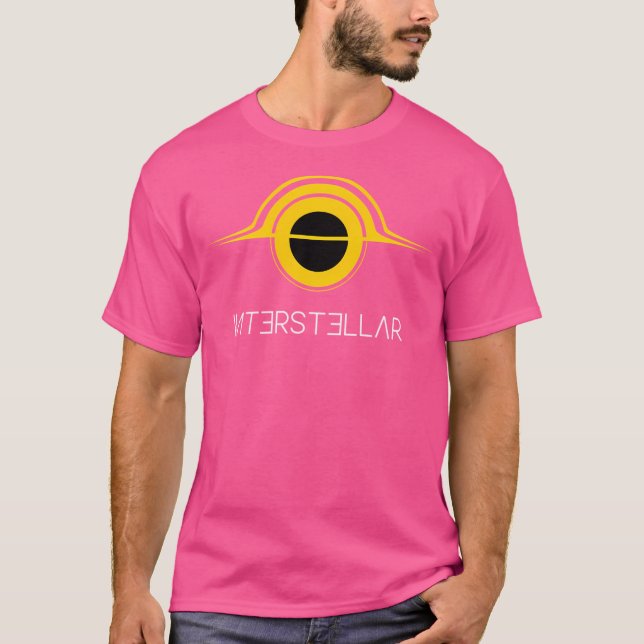 Interstellär Gargantua (Gult) T Shirt (Framsida)