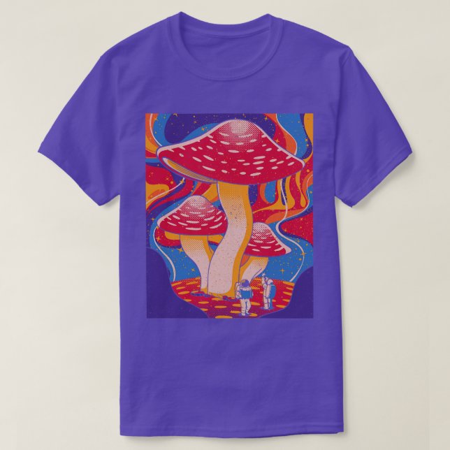 Interstellar Mushroom Travel av Tobe Fonseca T Shirt (Design framsida)