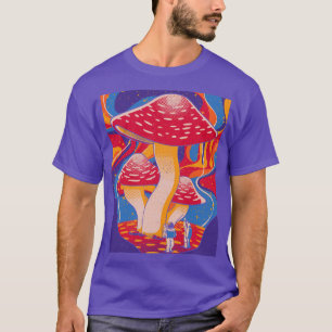 Interstellar Mushroom Travel av Tobe Fonseca T Shirt