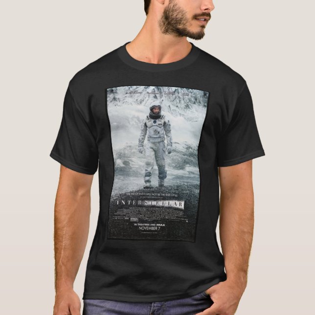 INTERSTELLAR Poster T Shirt (Framsida)