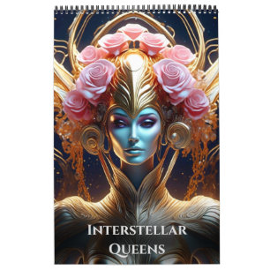 Interstellär Queens by Ivy and Fladdermus Art Kalender