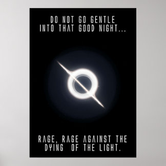 Interstellär quot;Ålder mot döende av li Poster