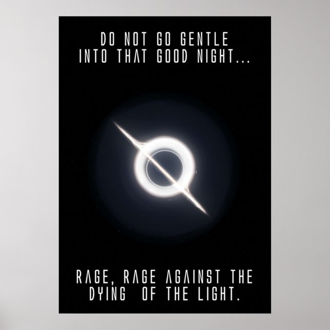 Interstellär quot;Ålder mot döende av li Poster (Framsidan)