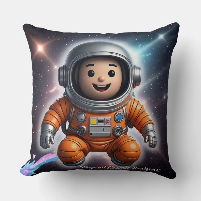 "Interstellär resa" Kudde (Framsida)