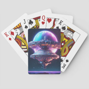 Interstellär rymdskepp casinokort