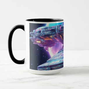 Interstellär rymdskepp mugg