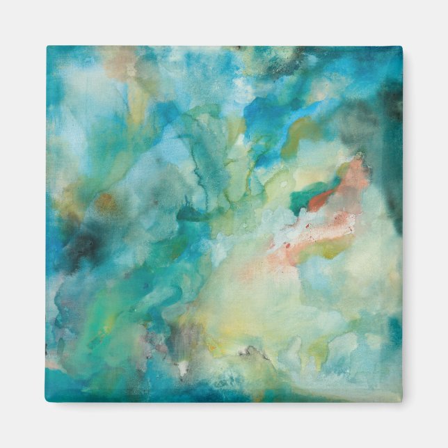 Interstellär | Teal Blå himmel Magnet (Framsidan)